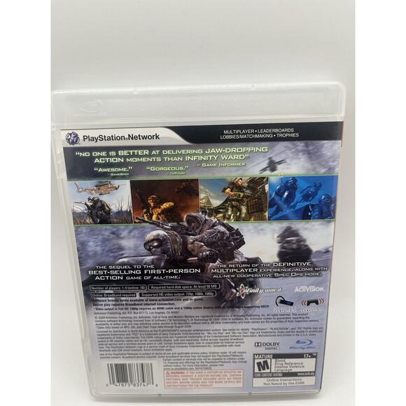 Call of Duty: Modern Warfare 2 - Playstation 3 PS3 - CIB Complete - Tested! - Picture 7 of 15